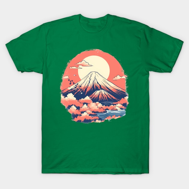 Mount Fuji T-Shirt by Flowerandteenager